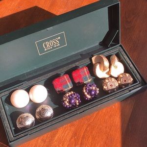 Lot of Vintage Clip on Earrings